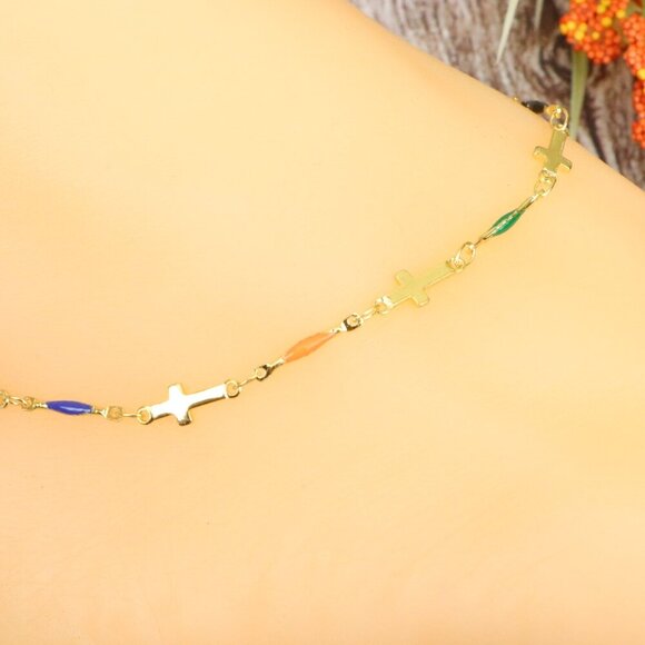Dainty Anklet for Women – Elegant Everyday Jewelry & Perfect Gift | MLCRC1811 - Picture 1 of 10